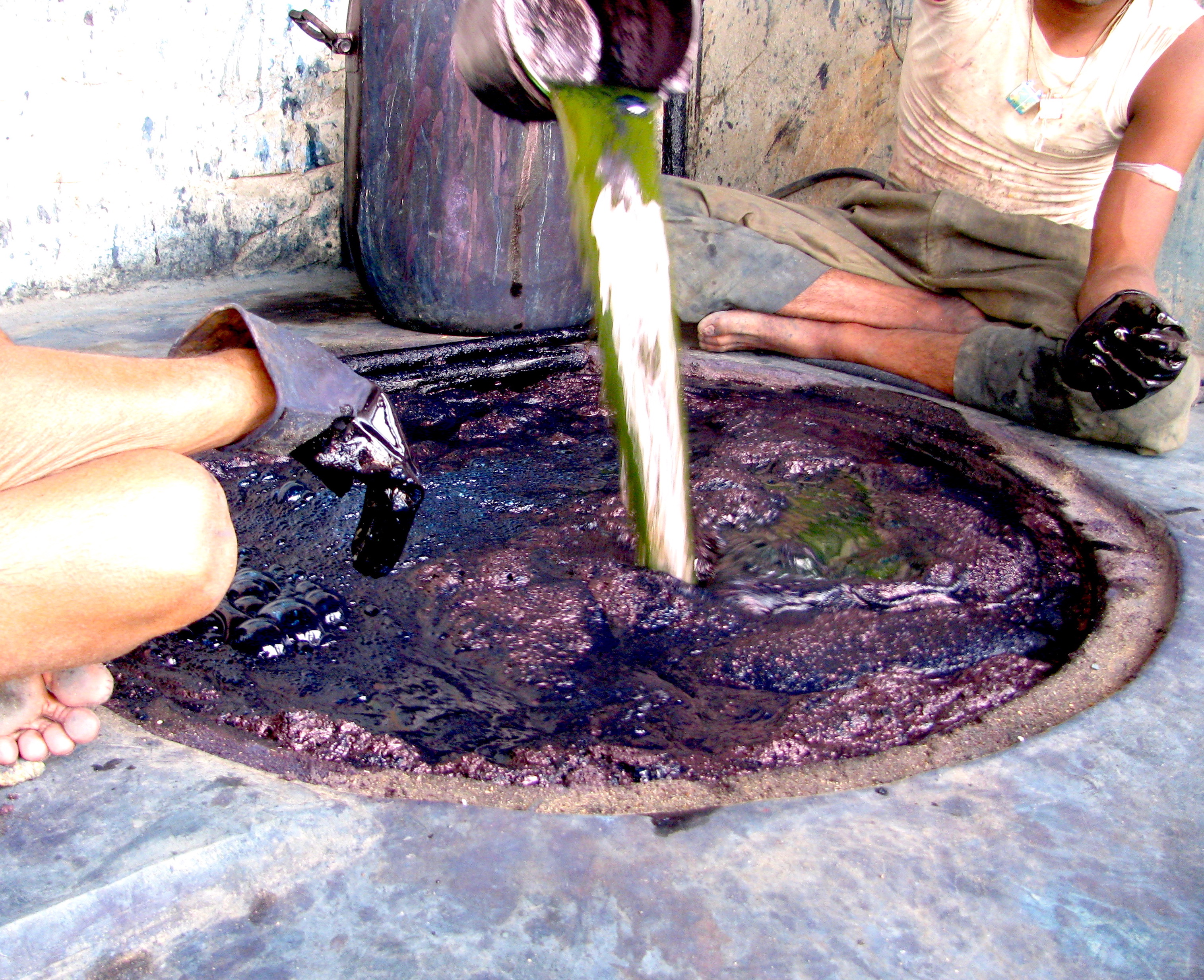 Indigo Dye Vat for Block Printing