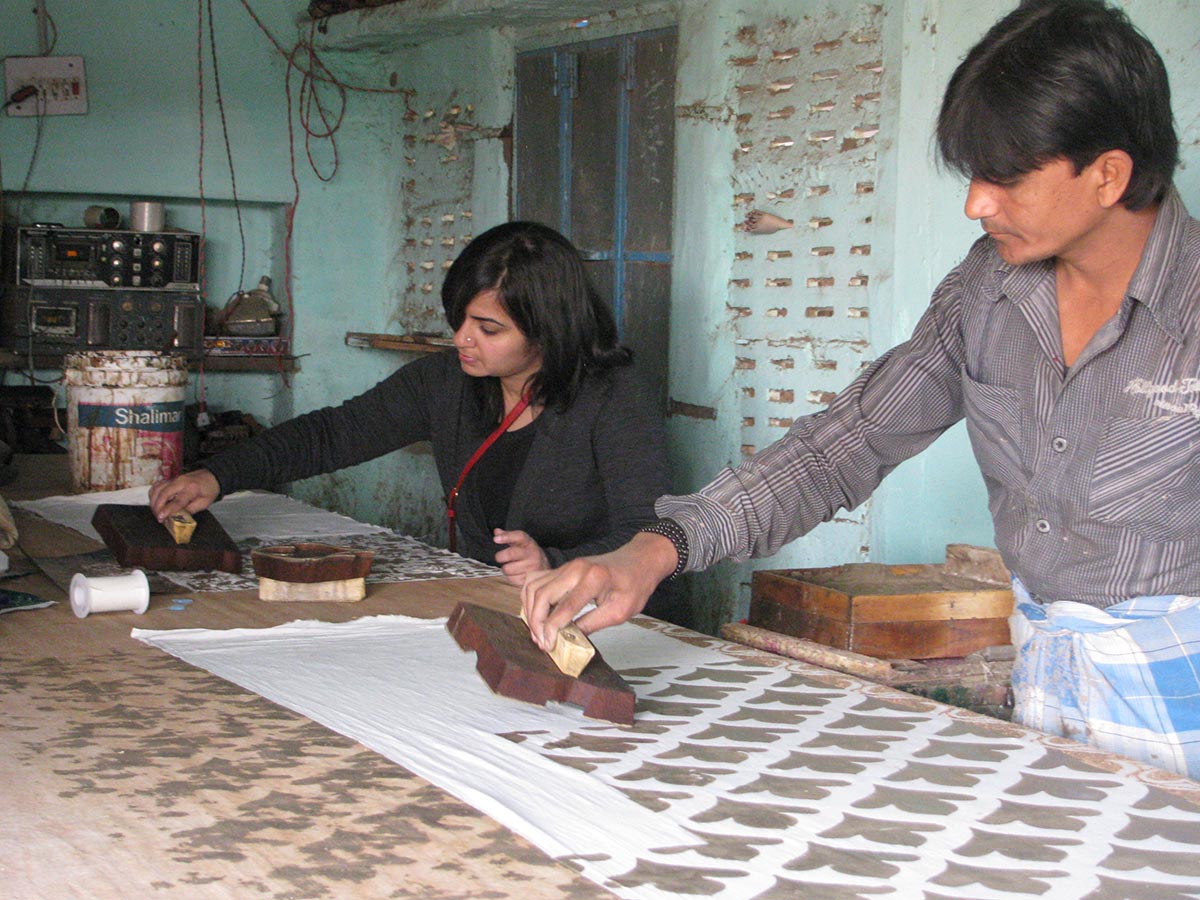 Dabu Block Printing - Ruchika 