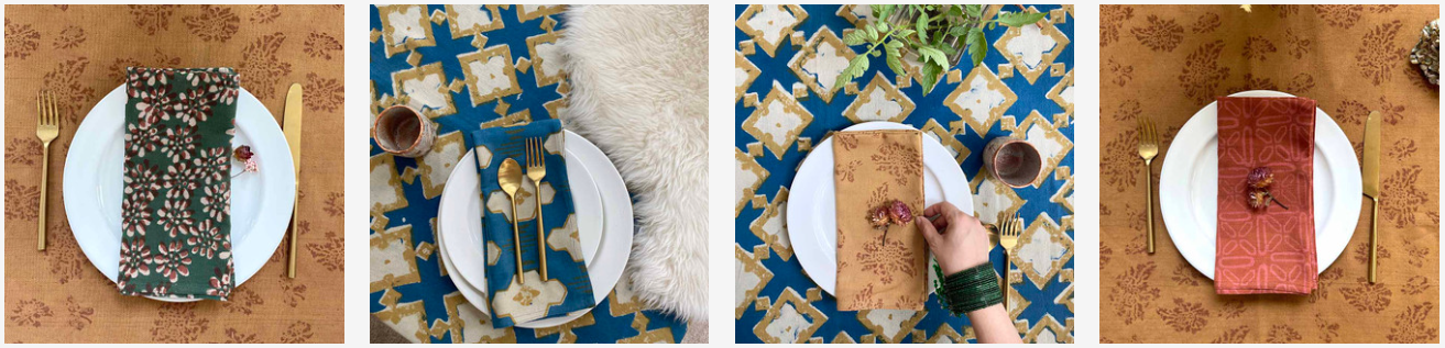 100% cotton napkins compostable