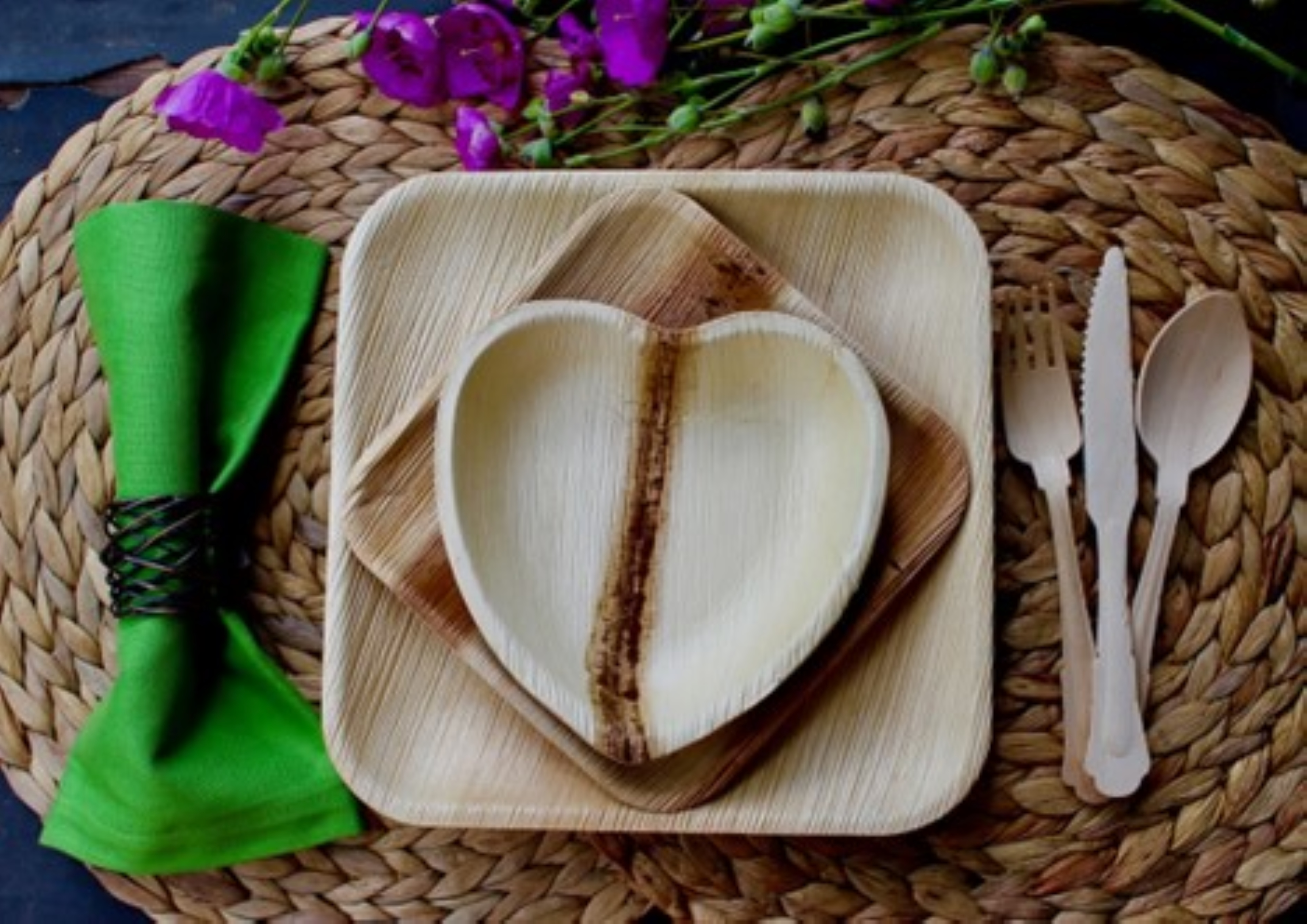 Eco Friendly Wedding Plates