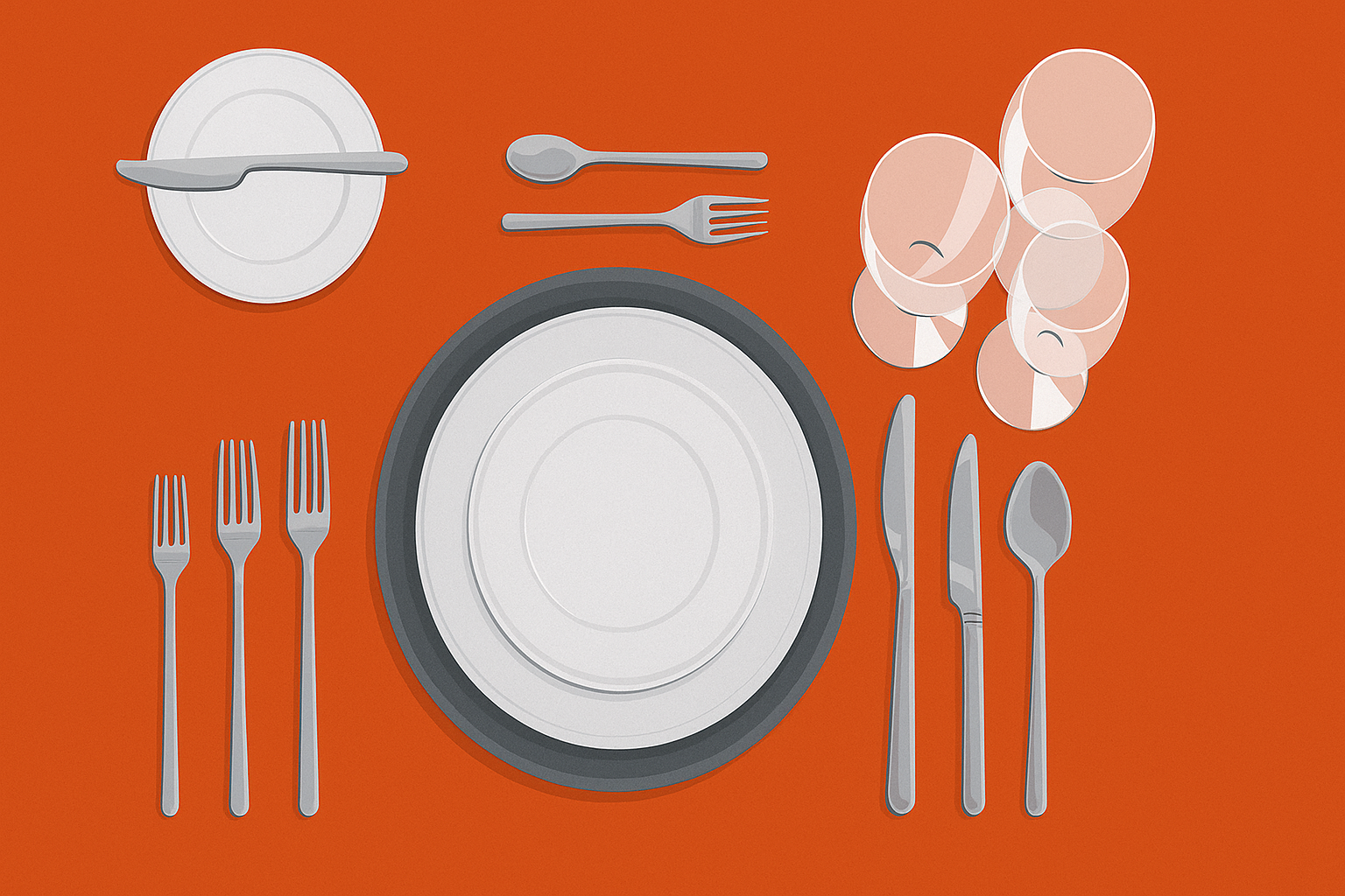 how to set a table for formal dinner