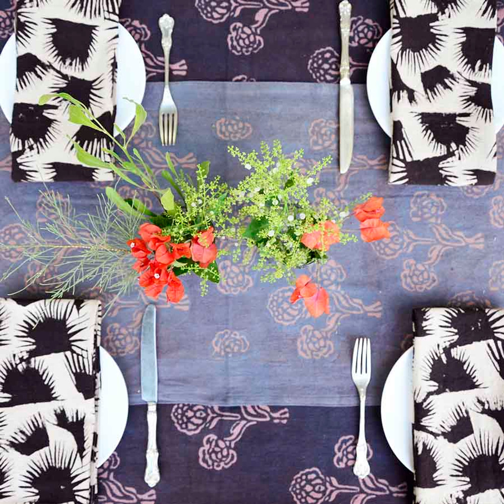 block print napkins