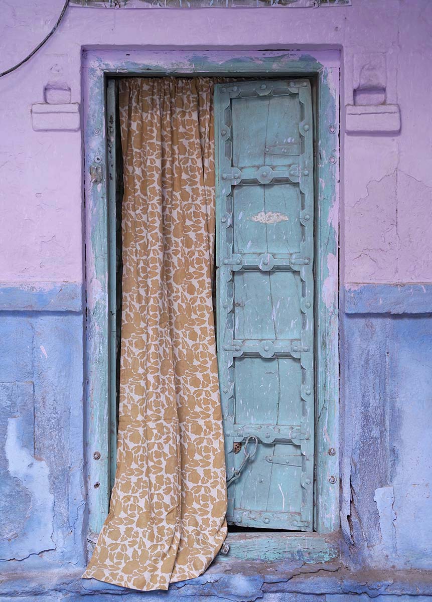 Block Print Window Curtains Textiles Bohemian Home