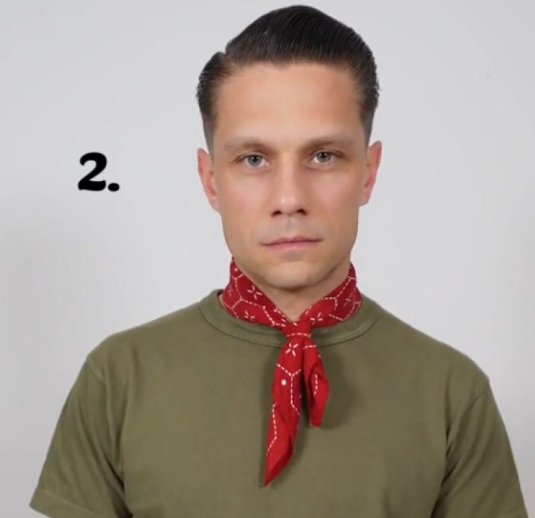 how to tie a men's bandana